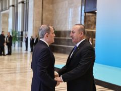 Azerbaycan ve Türkiye dışişleri bakanları Ankara’da bir araya geldi