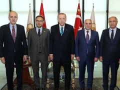 Başkan Erdoğan Yeni Azerbaycan Partisi heyetini kabul etti