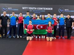 Azerbaycanın masa tenisçileri Türkiye’de düzenlenen uluslararası turnuvada ödül kazandı
